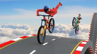 BMX Cycle Mega Ramp-Stunt Race screenshot 4