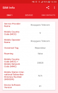 Tarjeta SIM Info screenshot 1