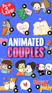 WAStickerApps Love Couple In Love Stickers screenshot 2