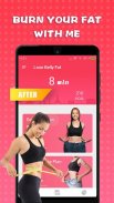 Lose Belly Fat-Home Abs Fitness Workout screenshot 0