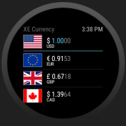 Convertisseur de devises et transfert d'argent XE screenshot 2