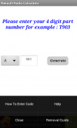 Renault Radio Code Calculator screenshot 6