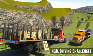 USA Truck Transport Driver 3D screenshot 1