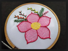 Learn to embroider by hand step by step screenshot 3