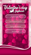 Valentine's Day Keyboard screenshot 0