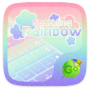 Sparkling Rainbow Keyboard Icon