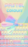 Pastel Colours Keyboard Theme screenshot 1