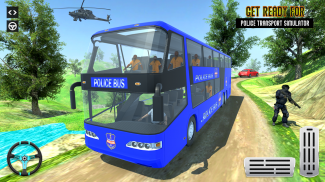 Police Bus Prison Transport 3D screenshot 0
