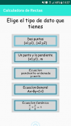 Calculadora de Rectas - Ecuaciones de la Recta. screenshot 3