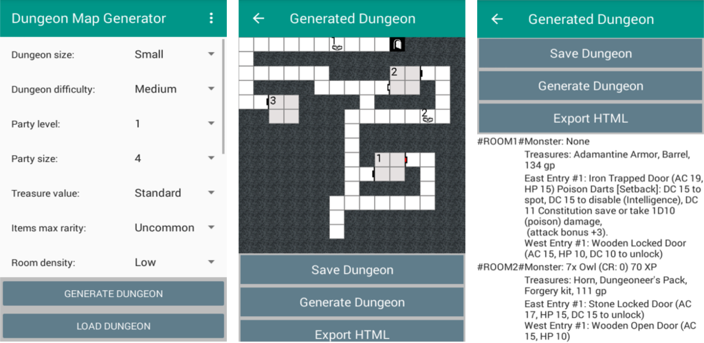 Dungeon generator. Dungeon Map Generator. Dungeon Generator online.