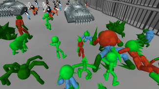 Stickman Prison Battle Zombies screenshot 10