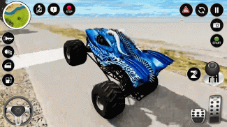 Monster Car Game - Stunt Game screenshot 0