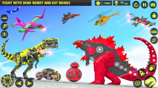 Dino Robot Car Transform Games screenshot 6