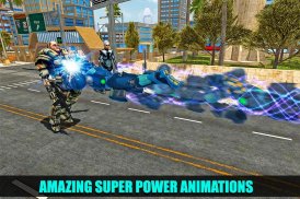 Avenger dell'eroe di jetpack guerriero del crimine screenshot 1