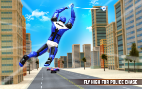 robot terbang polisi pahlawan tali kota kejahatan screenshot 11