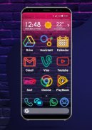 Apolo Neon - Theme Icon pack Wallpaper screenshot 1