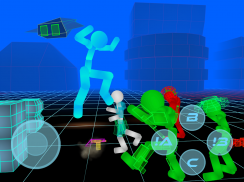 Stickman Neon Street Fighting screenshot 10