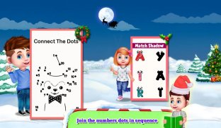 Connect The Dots: Christmas Educational Kids Game screenshot 0