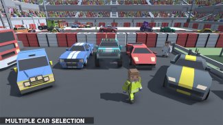 Polygon Toy Car Race screenshot 0