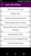 Learn English Letter Writing w screenshot 7