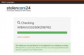 Stolencars24 screenshot 1