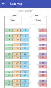 Indian Train Seat Position / Seat Map screenshot 3