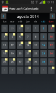 Moniusoft Calendario screenshot 4