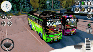 offroad permainan sopir bus screenshot 0