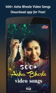 500+ Asha Bhosle Video Songs screenshot 0