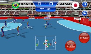 Zaalvoetbal spel screenshot 3