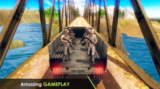 جيش شاحنة نقل القيادة 3D محاكاة screenshot 4