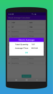 Stock Average Calculator screenshot 0