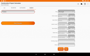 Construction Project Calculato screenshot 4