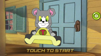 TALKING PET TOM , ANGELA AND JERRY KART RACE 2D screenshot 0