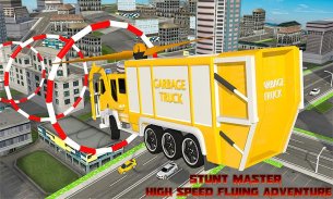 City Garbage Truck Flying Robot-Trash Truck Robot screenshot 9