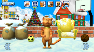 Talking Cat Leo Frozen Ice Fun screenshot 0