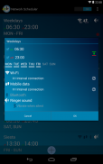 Network Scheduler Wifi 3G BT screenshot 5