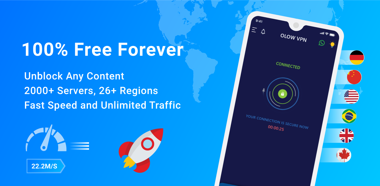 OLOW LITE VPN - UNLIMITED FREE VPN PROXY - Загрузить APK для Android |  Aptoide