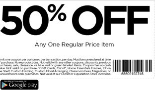 Coupons for AC Moore screenshot 1