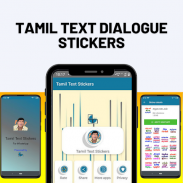 Tamil Text Dialogue Stickers screenshot 4