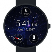 Animated Starfield Watch Face screenshot 0