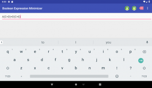 Boolean Expression Minimizer screenshot 9