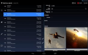 Skydiving Logbook screenshot 2