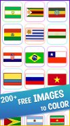 Flag Pixel Art Color by Number screenshot 1