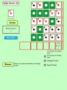 Poker Solitaire screenshot 1