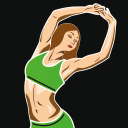Body Stretch and Flexibility Icon