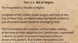 Bill of Rights screenshot 1