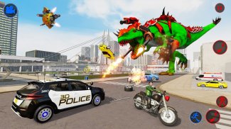 Flying Dino Robot Car Games screenshot 6