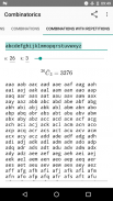 Combinatorics Mathematics screenshot 2