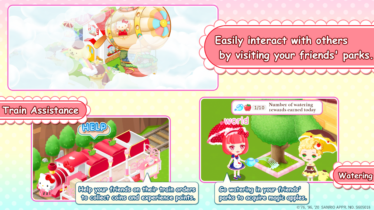 Hello Kitty World 2 Sanrio Kawaii Theme Park Game for Android